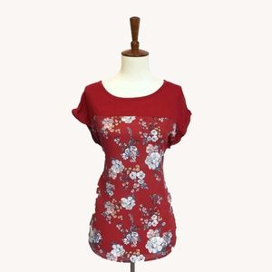 Modcloth Tops - Red Flower Top Modcloth Tops - Red Flower Top